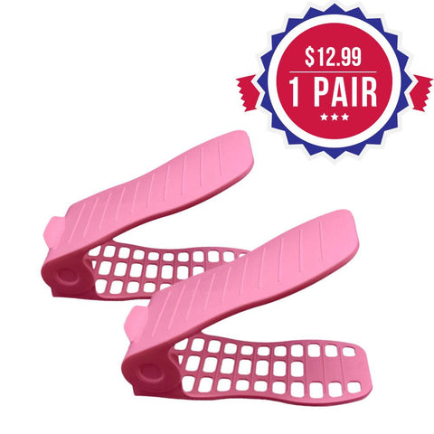 Image of YIJIAOYUN Shoe Rack Space Saver, 1 Pack (2 Pieces)