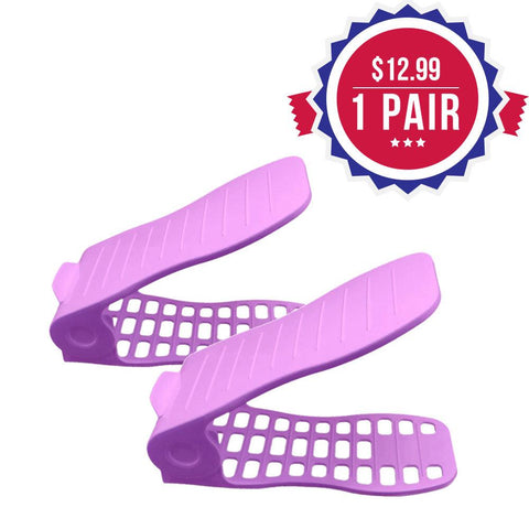 Image of YIJIAOYUN Shoe Rack Space Saver, 1 Pack (2 Pieces)