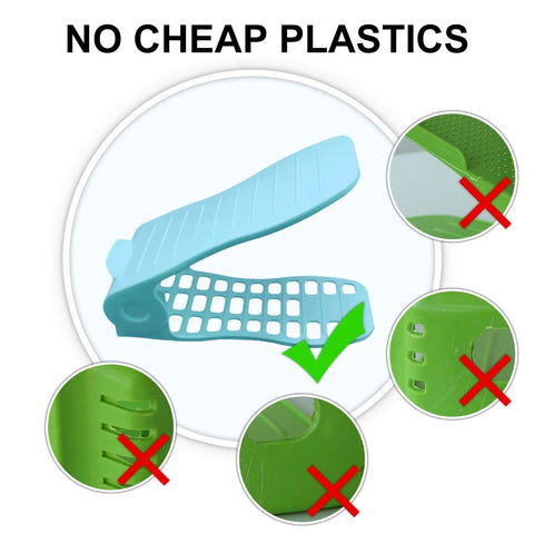 Image of YIJIAOYUN Shoe Rack Space Saver, 1 Pack (2 Pieces)