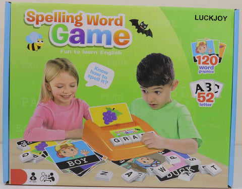 Image of LUCKJOY Matching Letter Game, Alphabet Reading & Spelling, Words & Objects, Number & Color Recognition, Educational Learning Toy for Preschooler, Kindergarten 3+ Years Old Kids Boys Girls Toddlers