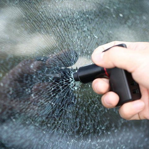 Image of 3-in-1 Car Multi-functional Tool, Emergency Escape Tool, Phone Charger, Belt Cutter