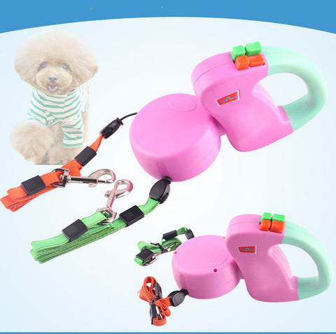 Image of YIJIAOYUN Innovative Zero Tangle Dual Pet Leash