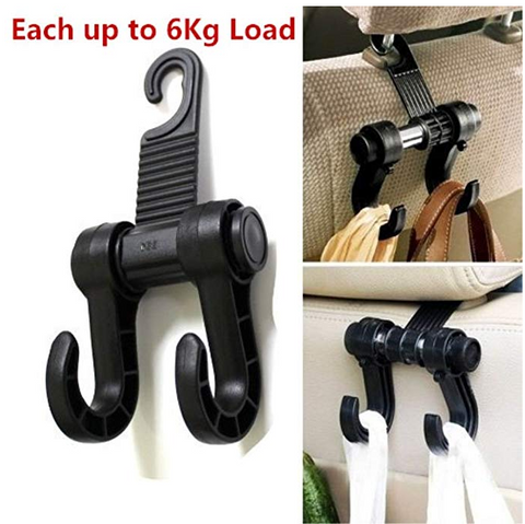 Image of Car Front Back Seat Headrest Hanger Hook