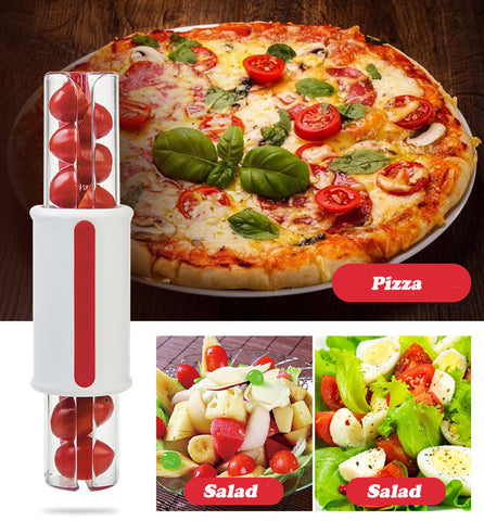 Image of Easy Grape and Tomato Slicer. Zip, Lock and Slice