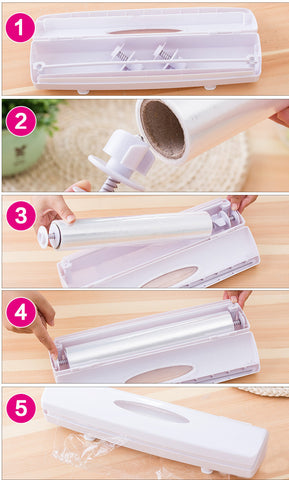 Image of YIJIAOYUN Foil & Plastic Wrap Dispenser