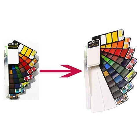 Image of Travel Painting Set For Kids, Painting Learners, 18 Colors & 42 Colors