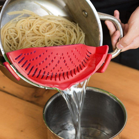 Image of YIJIAOYUN Clip-On Silicone Colander, 1 Size Fits ALL!
