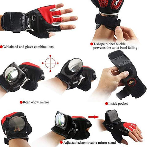 Image of Adjustable Bike Wrist Mirror, Gifts for Cyclists, Children