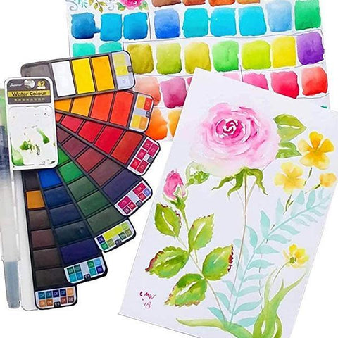 Image of Travel Painting Set For Kids, Painting Learners, 18 Colors & 42 Colors