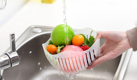 Image of YIJIAOYUN Upgraded Salad Cutter Bowl, Green