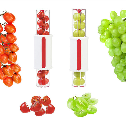 Image of Easy Grape and Tomato Slicer. Zip, Lock and Slice