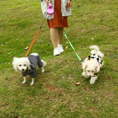 Image of YIJIAOYUN Innovative Zero Tangle Dual Pet Leash