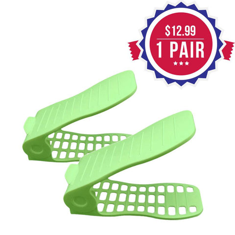 Image of YIJIAOYUN Shoe Rack Space Saver, 1 Pack (2 Pieces)