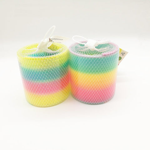 Image of Magic Spring Rainbow Slinky Toy - 8.5 CM,2 Pack