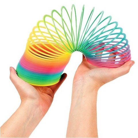 Image of Magic Spring Rainbow Slinky Toy - 8.5 CM,2 Pack