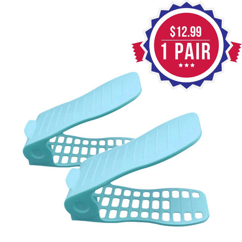 Image of YIJIAOYUN Shoe Rack Space Saver, 1 Pack (2 Pieces)