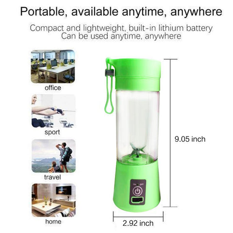 Image of Portable Blender Mixer USB Rechargeable