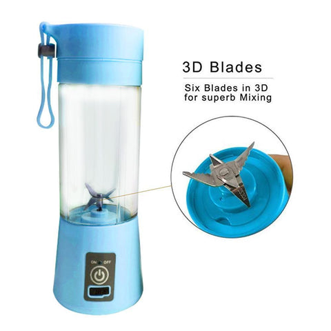 Image of Portable Blender Mixer USB Rechargeable
