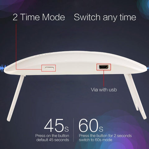 Image of Foldable Mini UV Nail Lamp
