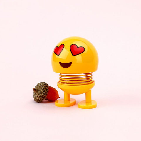 Image of 8 Pcs Cute Emoji Bobble Head Dolls for Car Dashboard Ornaments, Party Favors, Gifts, Home Decorations