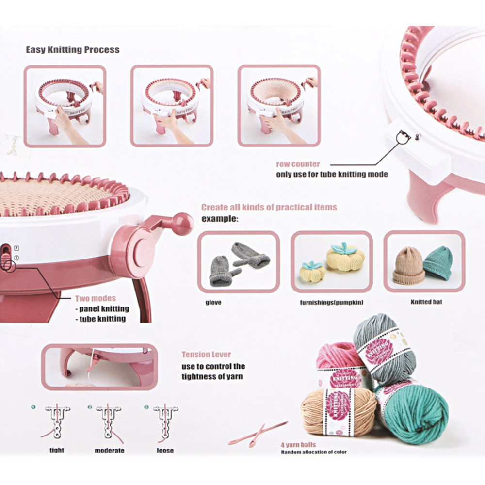 Knitting Machine For Hats Gloves Scarves