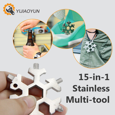 YIJIAOYUN 15-in-1 Stainless Multi-tool