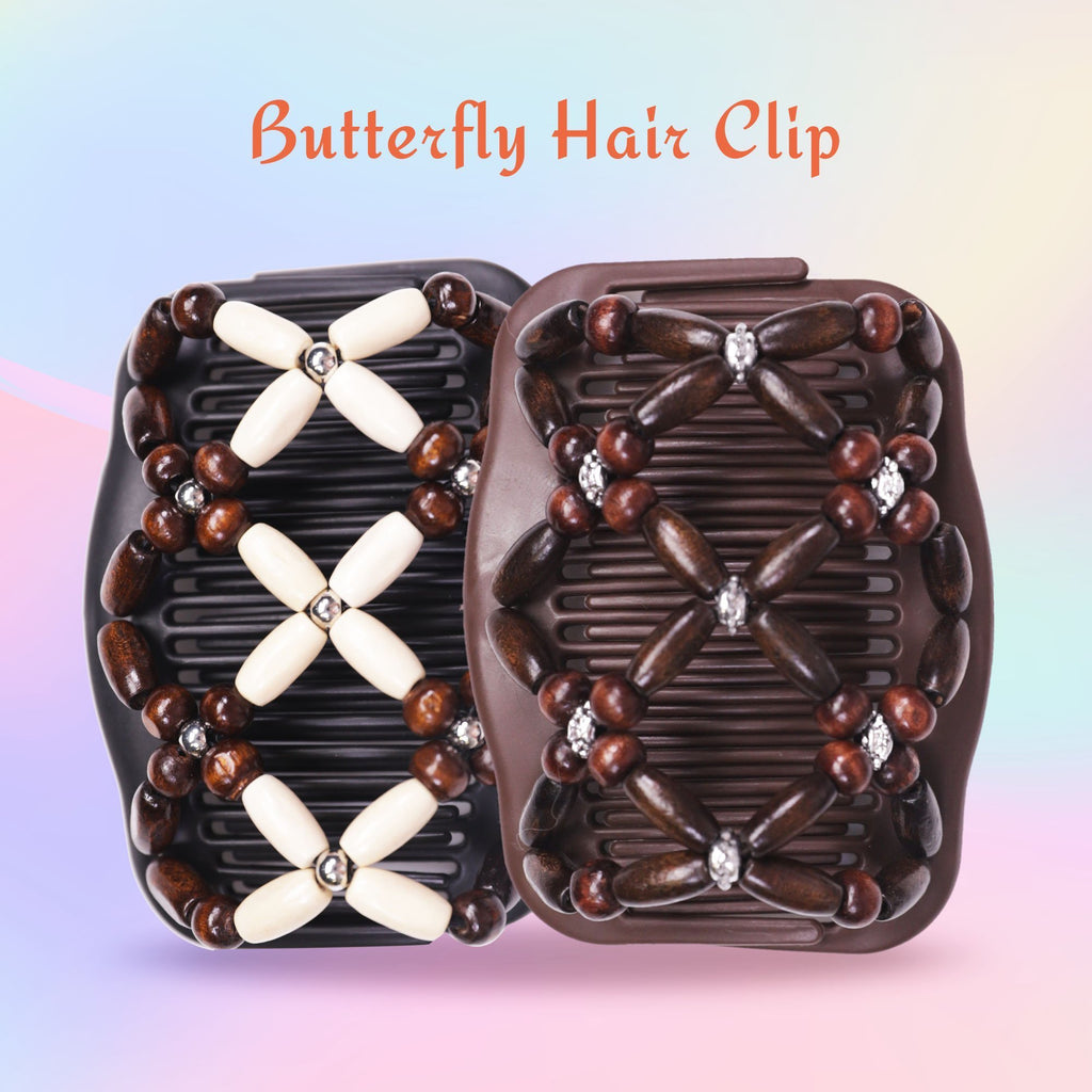 Flexible Butterfly Hair Clip (Stronger Version)--Random Style