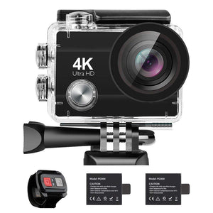 YIJIAOYUN 4K Action Camera 16MP Vision 3 Underwater Waterproof Camera 170° Wide Angle