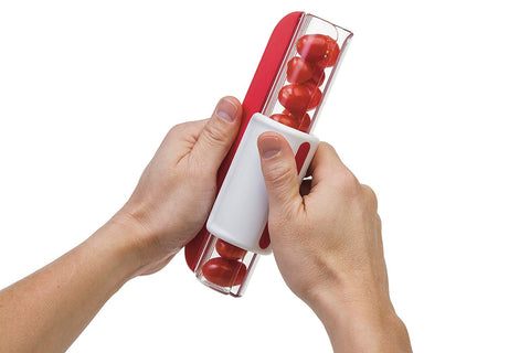 Image of Easy Grape and Tomato Slicer. Zip, Lock and Slice