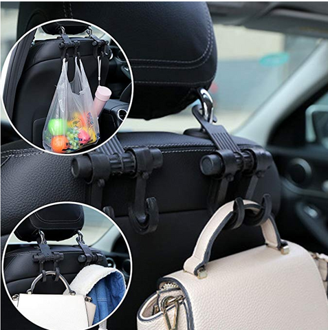 Image of Car Front Back Seat Headrest Hanger Hook
