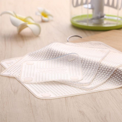 Image of Silicone Reusable Food Wraps (4 PCs)