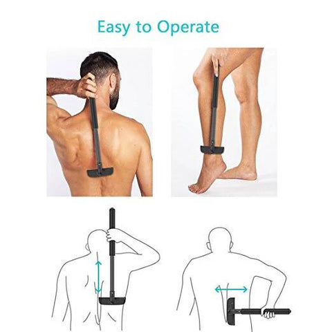 Image of YIJIAOYUN Stretchable Back Blade, Luxury Matte Black