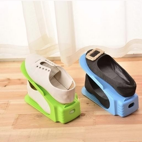 Image of YIJIAOYUN Shoe Rack Space Saver, 1 Pack (2 Pieces)