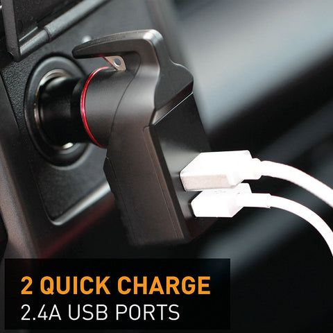 Image of 3-in-1 Car Multi-functional Tool, Emergency Escape Tool, Phone Charger, Belt Cutter