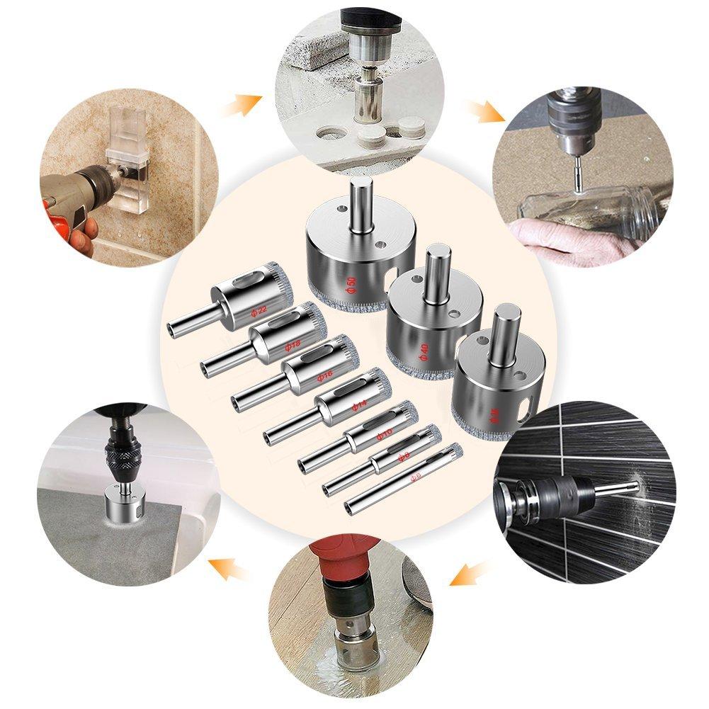 Glass and Tile Hollow Core Drill Bits