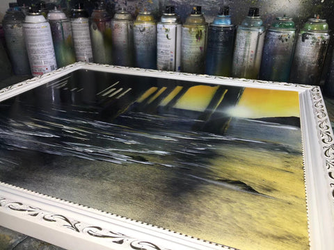 Image of Love Terminal Spray Paint by YIJIAOYUN